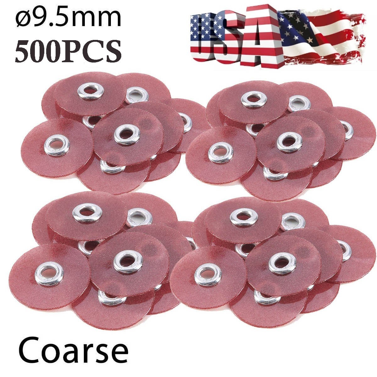 Dental Soflex Composite Finishing Polishing Discs 9.5mm/12.7mm 500pcs