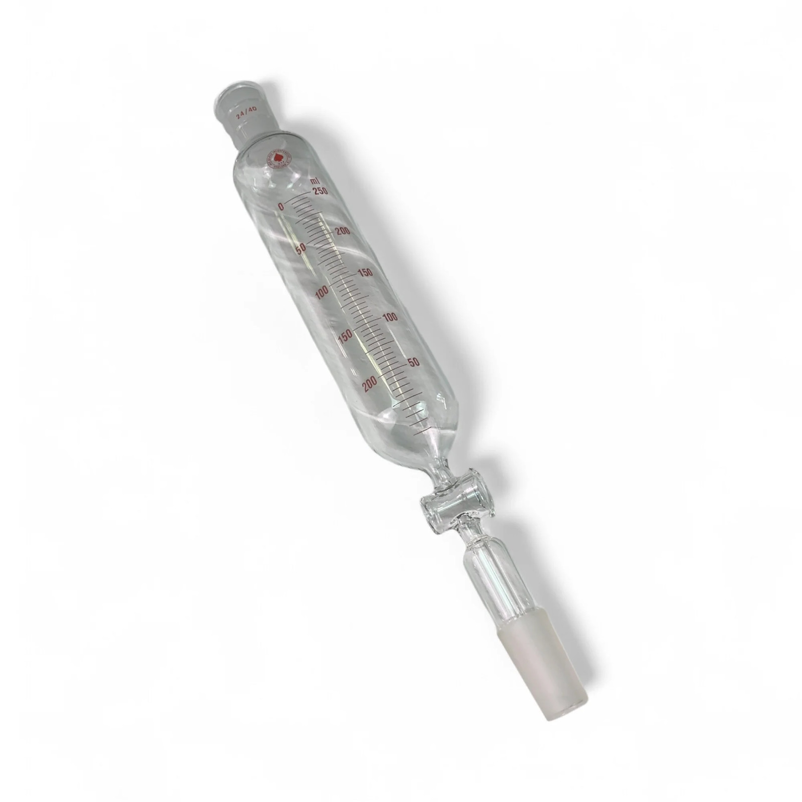 Ace Glass 250mL 24/40 Joint 220mm E.L. 51mm O.D. Chromatography Column