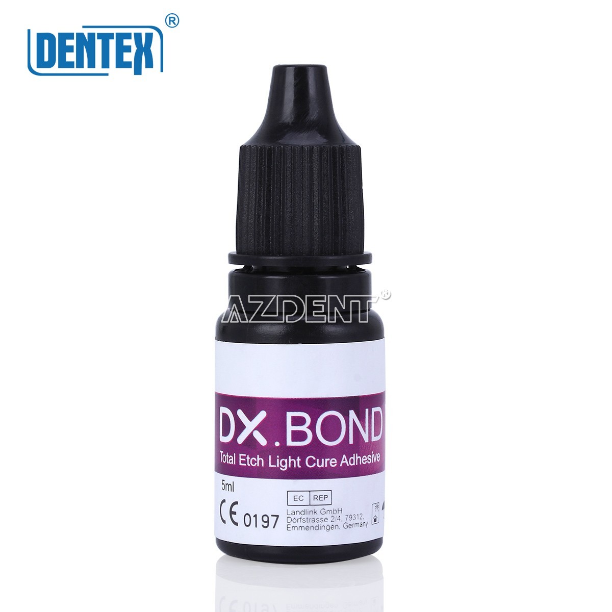 5X DENTEX Dental Light Cure Dentin Enamel Bonding Resin Adhesive ONE STEP 5 ML