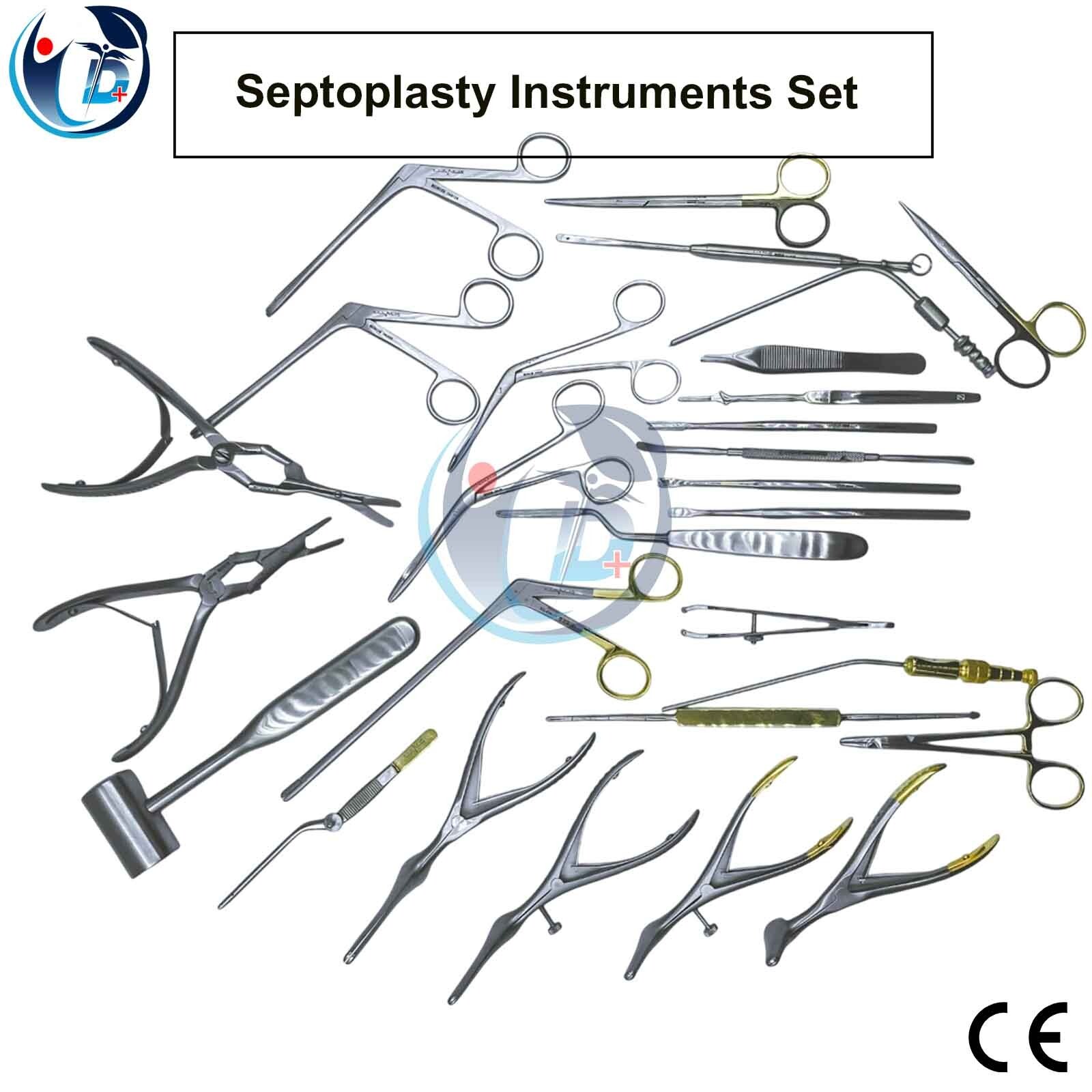 Septoplasty Instruments Set of 28 Pcs Nasal Surgery Tools Set German Quality