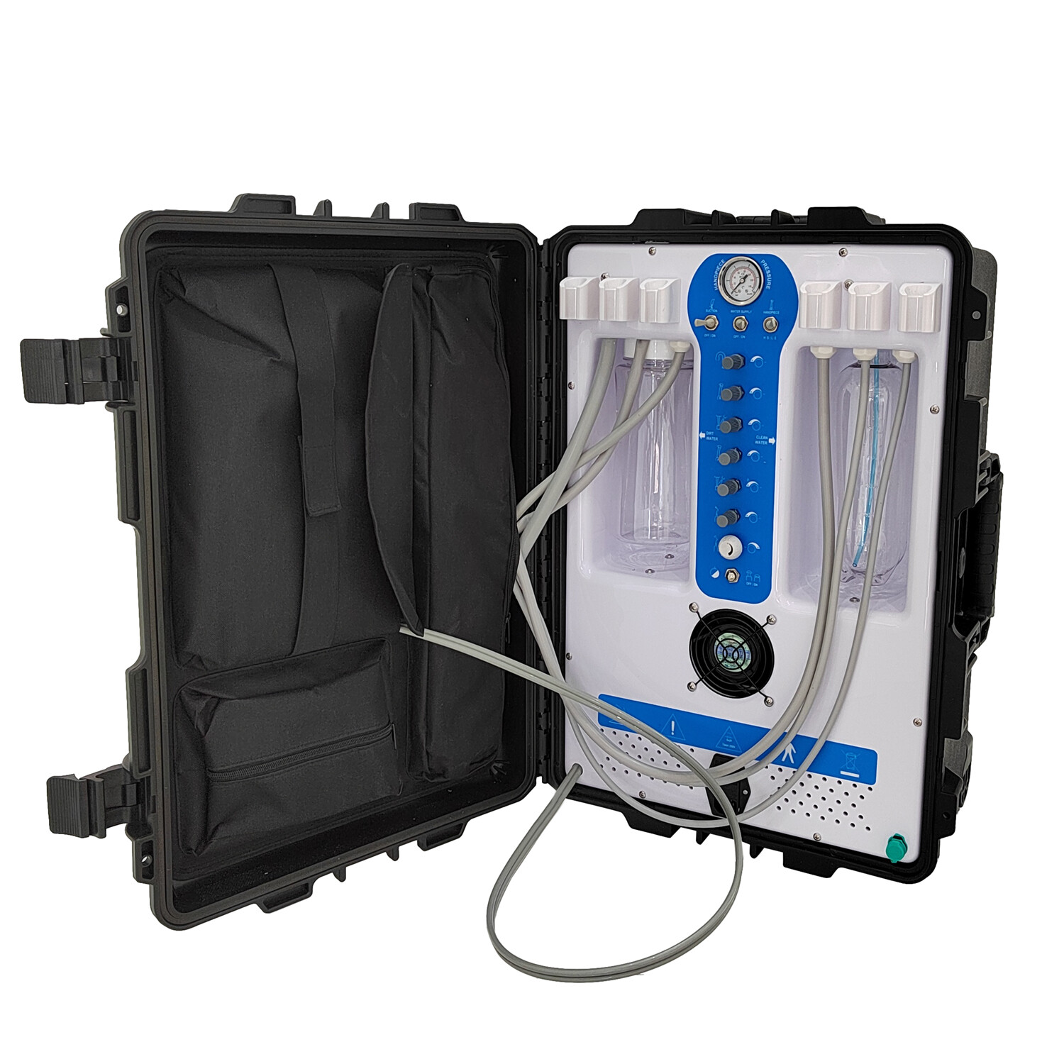 New Type Dental 600W Unit Air Compressor With Curing light & Scaler 2H GU-P206S