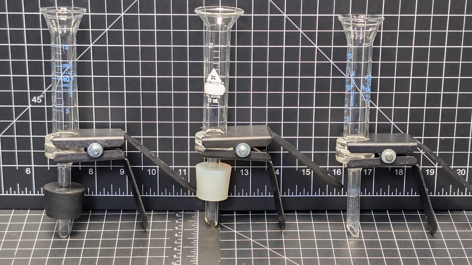 Millipore Pyrex 15ml Vacuum Filter Microfiltration frit pyrex µm XX1012500 25mm