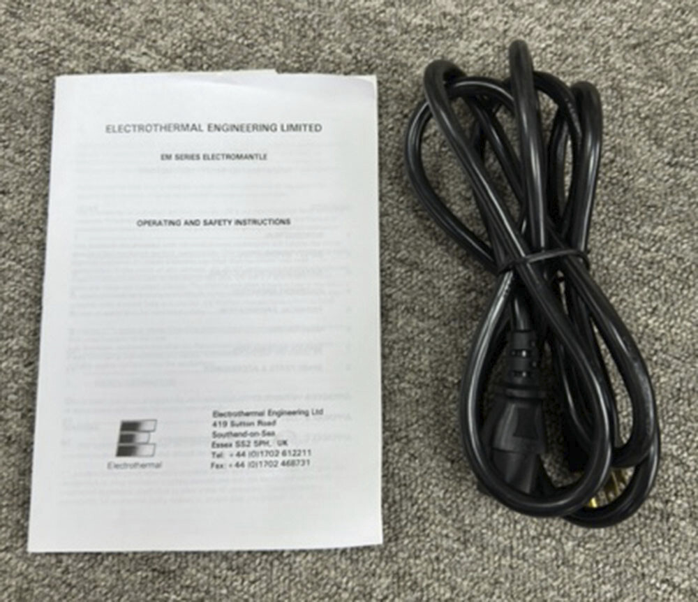 ELECTROTHERMAL SPILL PROOF HEATING MANTLE EMX1000 SCE MK5, 115VAC