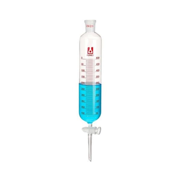 Glass Piston Separating Funnel 25ml-1000ml Borosilicate Lab Chemistry