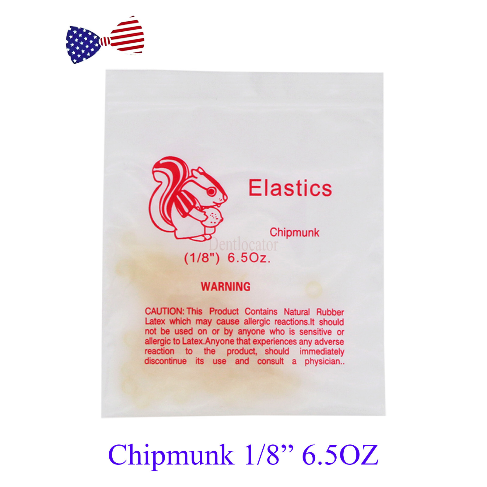 US Dental Orthodontic Elastics Rubber Band 6.5 Ortho Latex Braces Non-toxic Tool