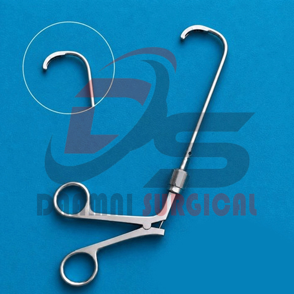 ENT Heuwieser Antrum Grasping Forceps 90° Rotatable ENT Instruments Forceps