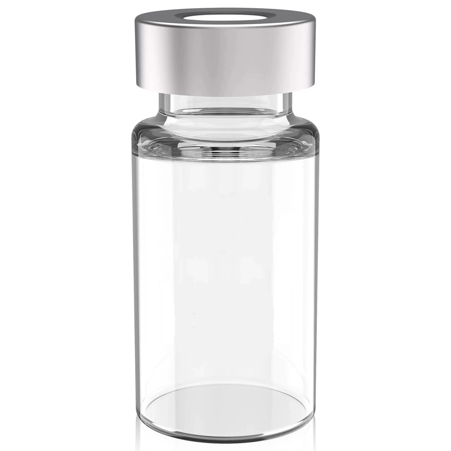 100pcs 10ml Headspace Sample Vials 20mm Crimp Top Bevelled Edge Flat Bottom