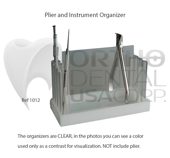 Orthodontic organizers for Pliers and ligatures acrylic With Cover – USA Seller