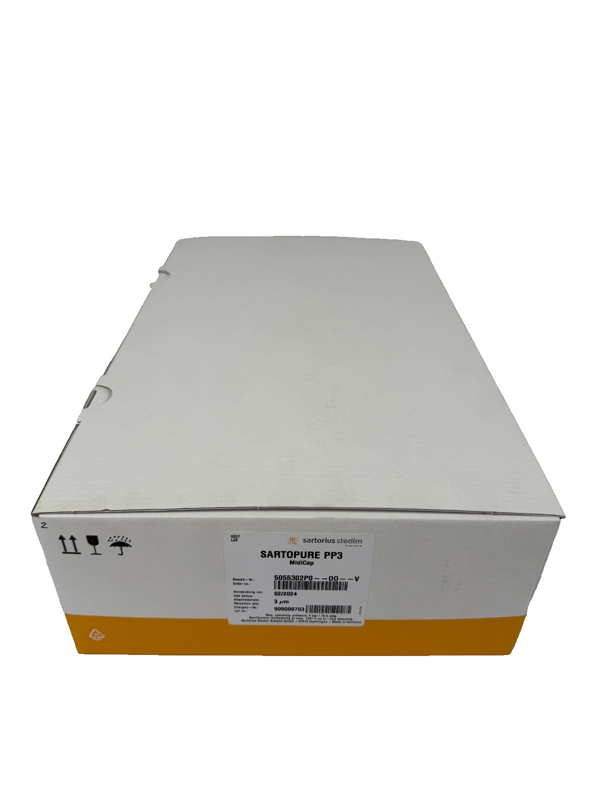 Sartorius Sartopure PP3 Midicap Filters 3 µm Part Number 5055302P0–OO–V