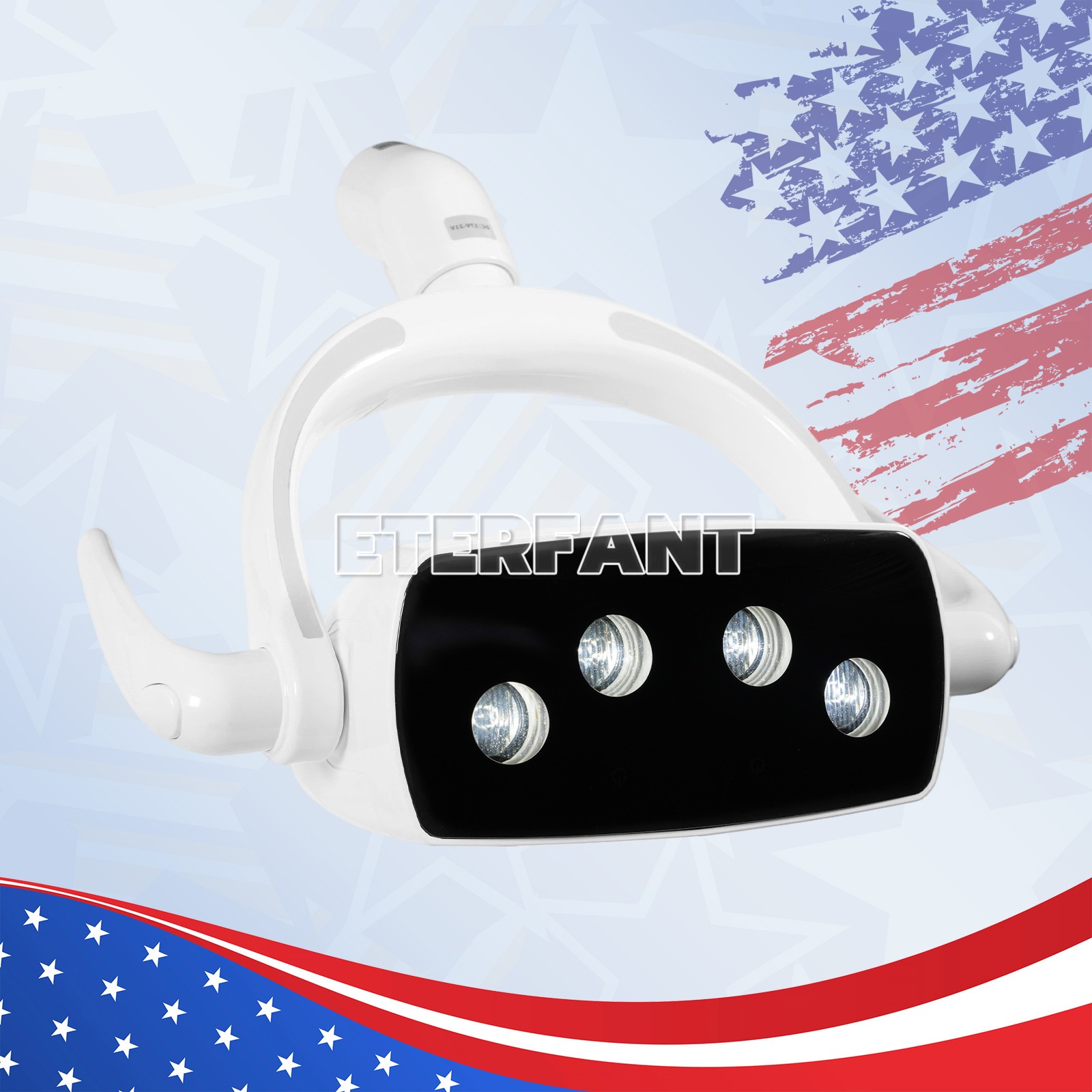 6W 4Bulb Single/Dual Color Dental Touch Dimmable LED Exam Light for Dental Chair