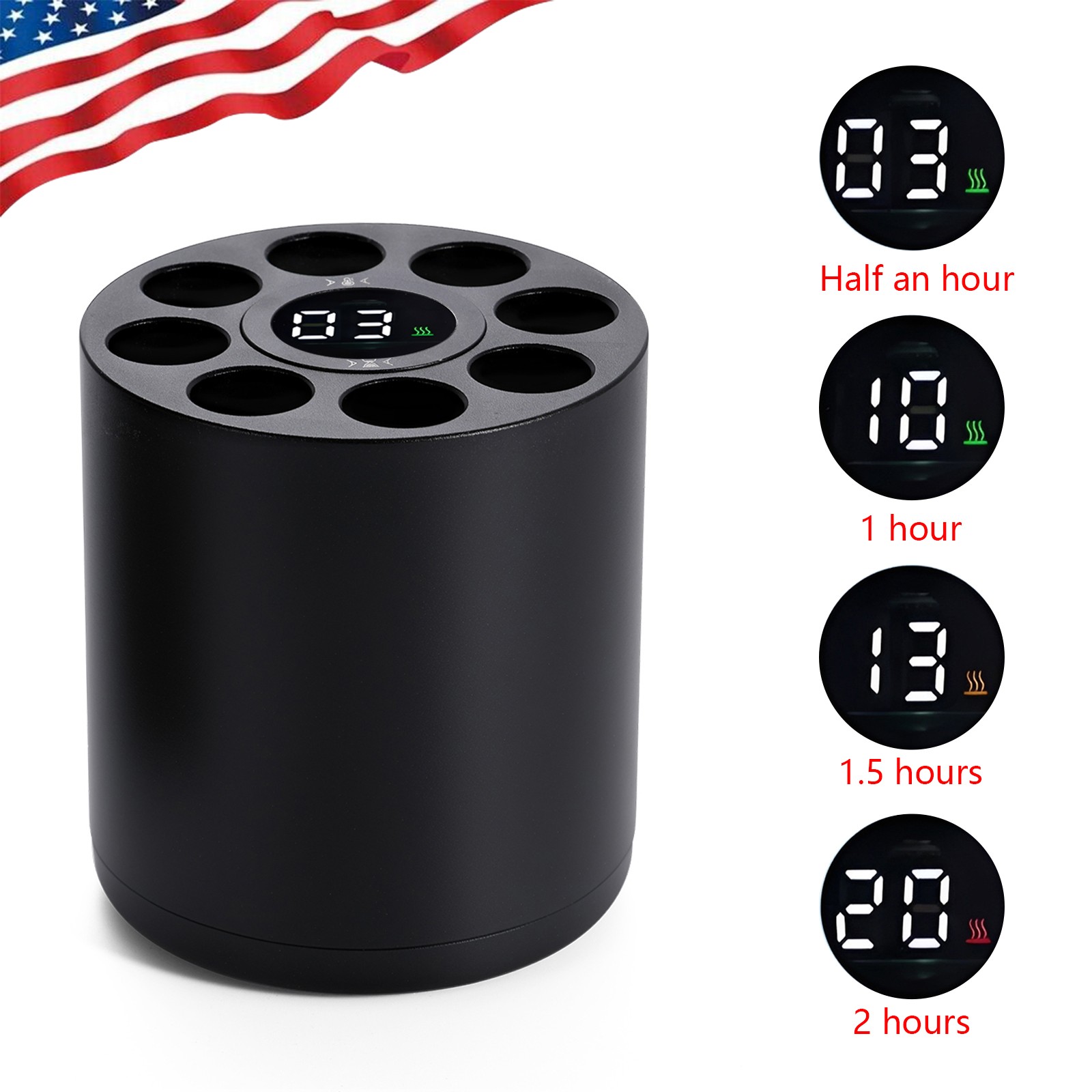 Dental Active Composite Resin Heater Digital Display AR Heater 40-70℃ US STOCK