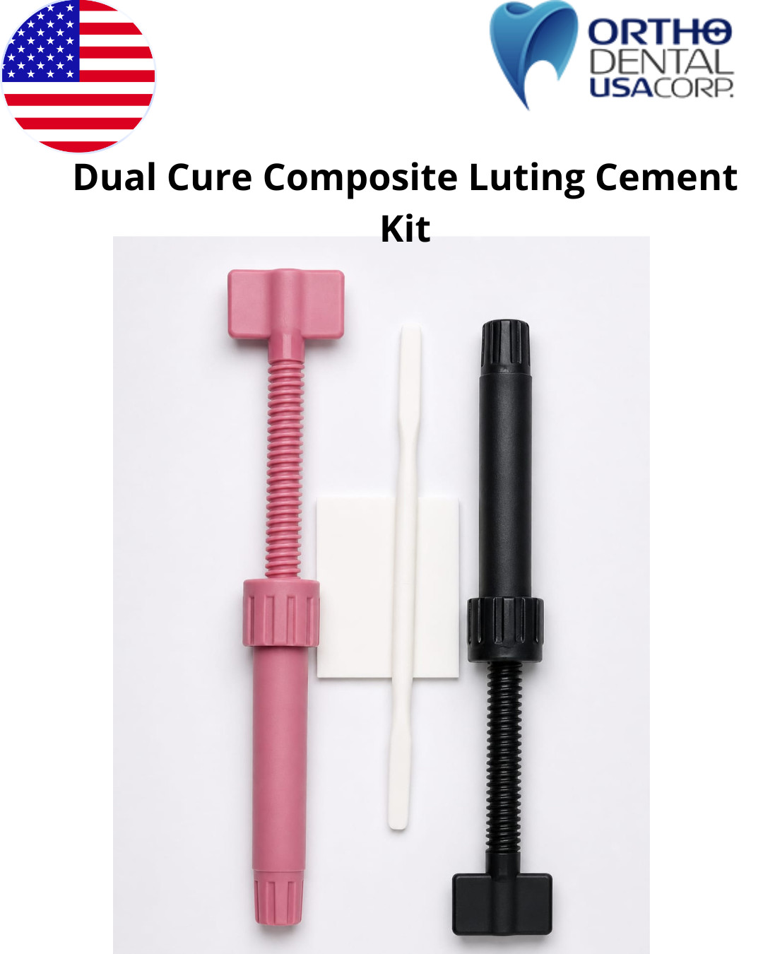Dual Cure Composite Luting Cement Kit Orthodontic USA SELLER