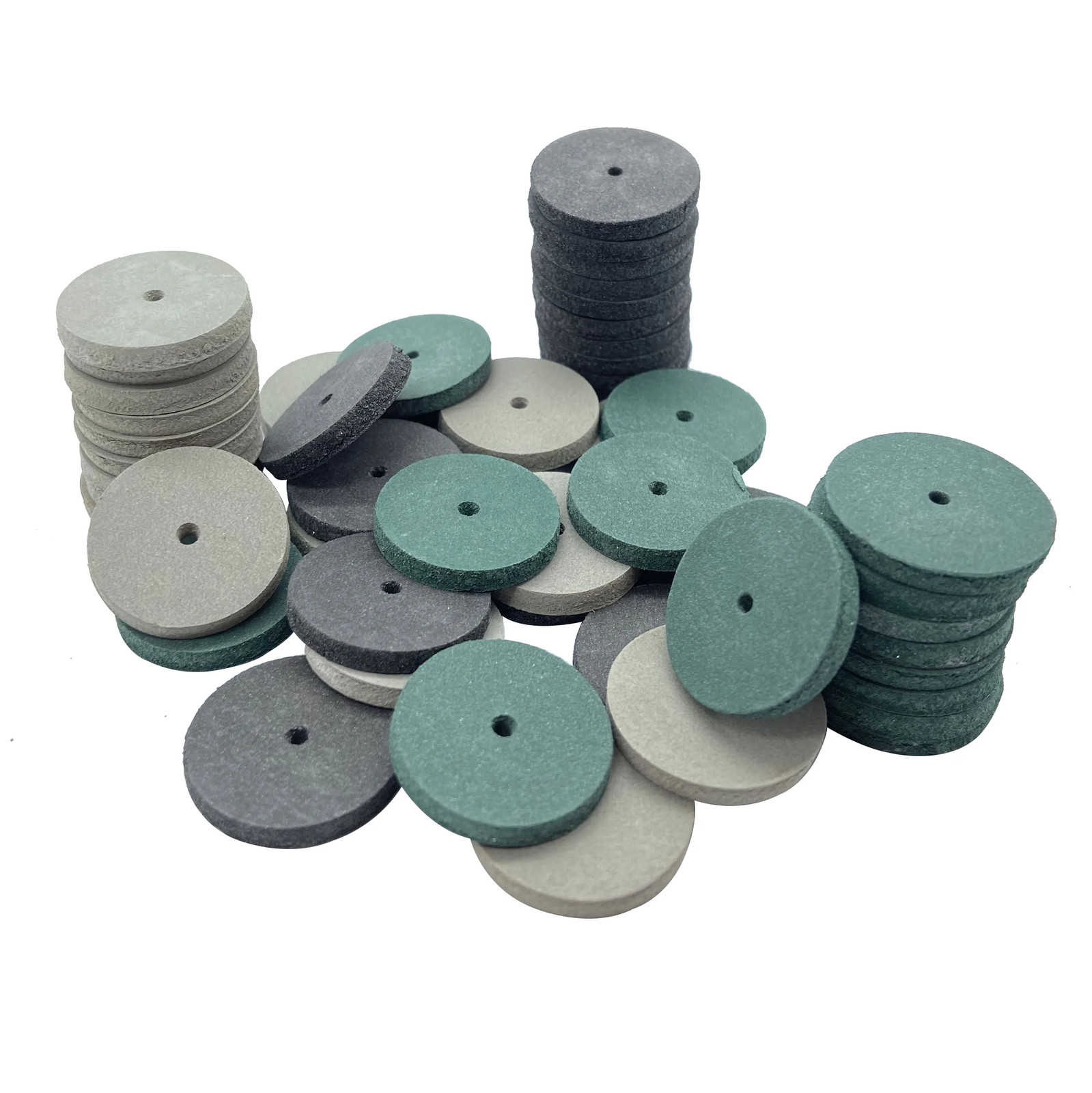 40pcs Rubber Polishing wheels Dental Jewelry Rotary Tool Polisher mixed colors