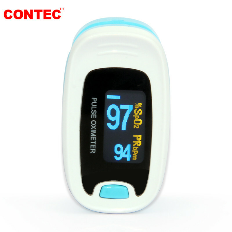 Contec Finger Pulse Oximeter SPO2 Meter Blood Oxygen PR O2 Patient Monitor FDA