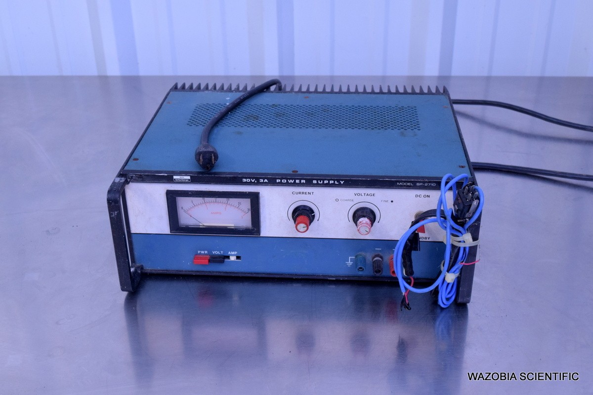 HEATH SCHLUMBERGER MODEL SP-2710 30V 3A POWER SUPPLY EIA-416