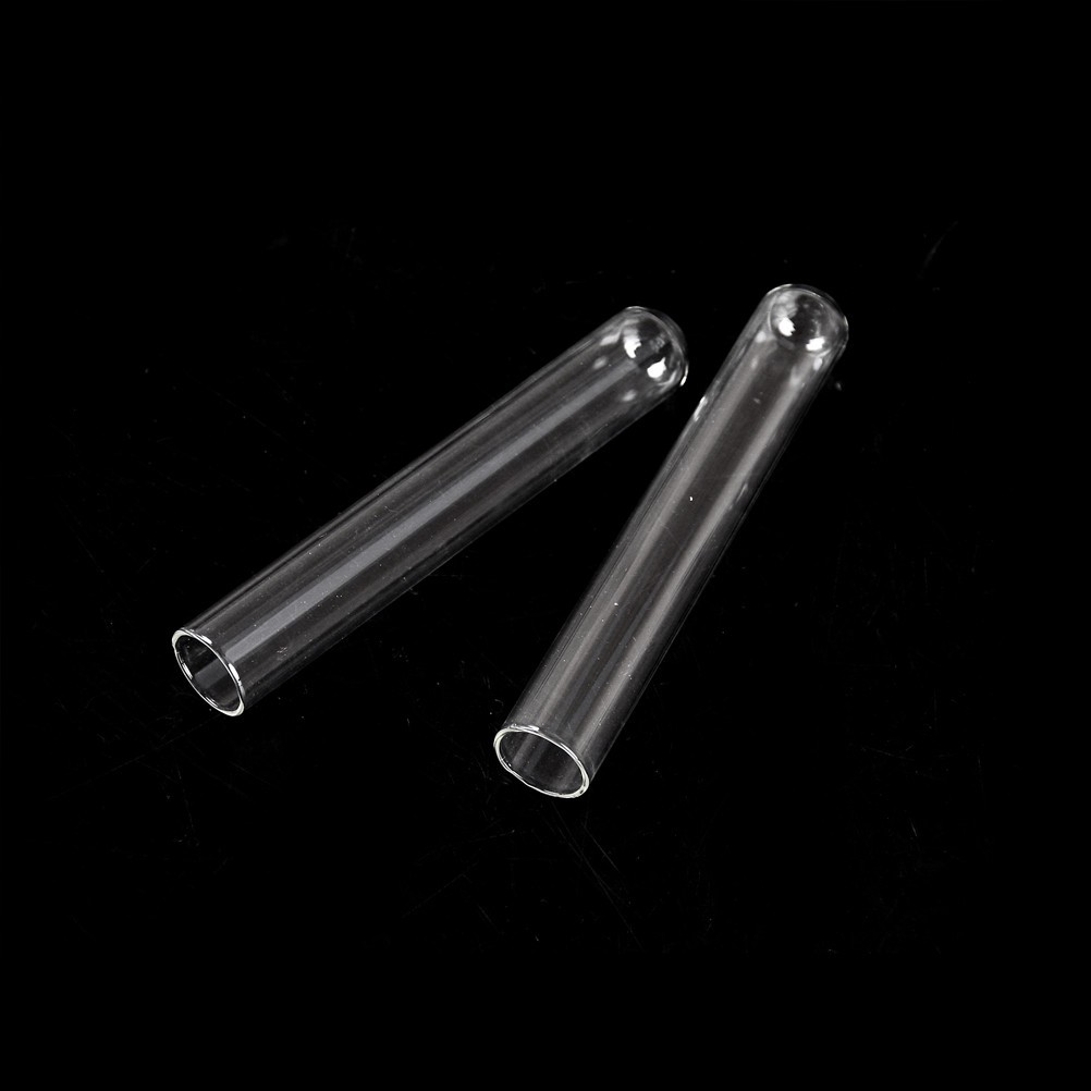 10Pcs 15*100 mm Glass Blowing Tubes 4 Inch Long Thick Wall Test TubODYCHA.sh