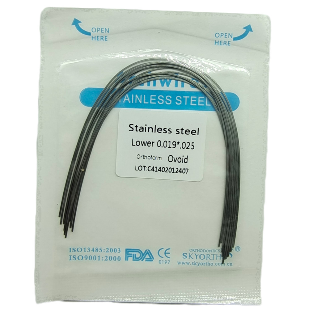 Dental Orthodontic Archwire Stainless Steel Rectangular Arch Wires All Sizes