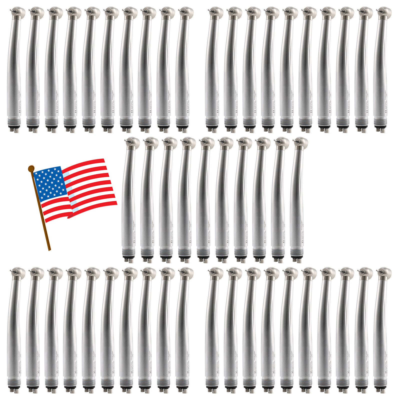 1-100 NSK Style PANA Dental High Speed Handpiece Torque 4 Hole Midwest F2