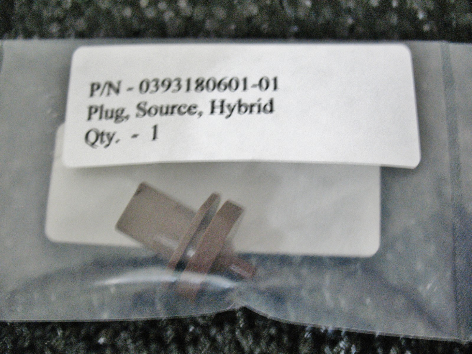AGILENT VARIAN 393180601 4000MS ION TRAP HYBRID SOURCE PLUG 03-931806-01