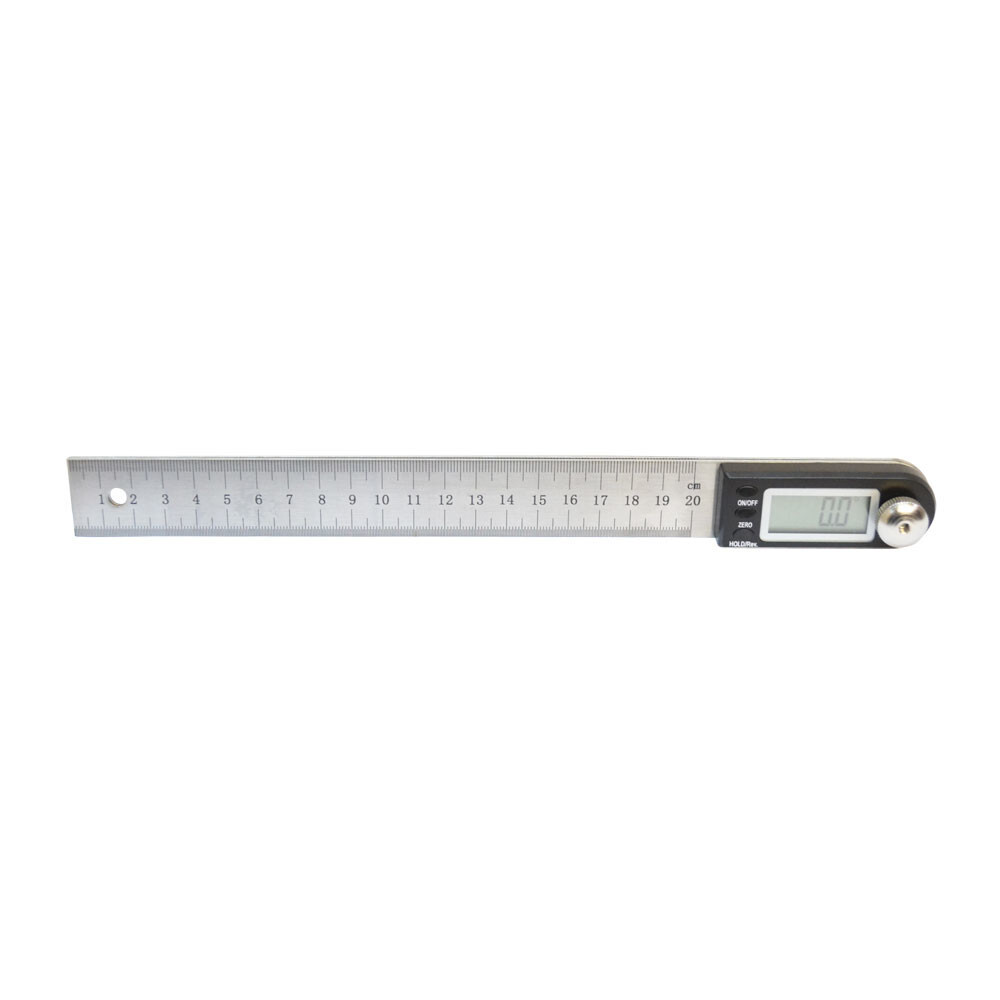 11″ Electronic Digital Protractor Goniometer Angle Finder Miter Gauge Ruler