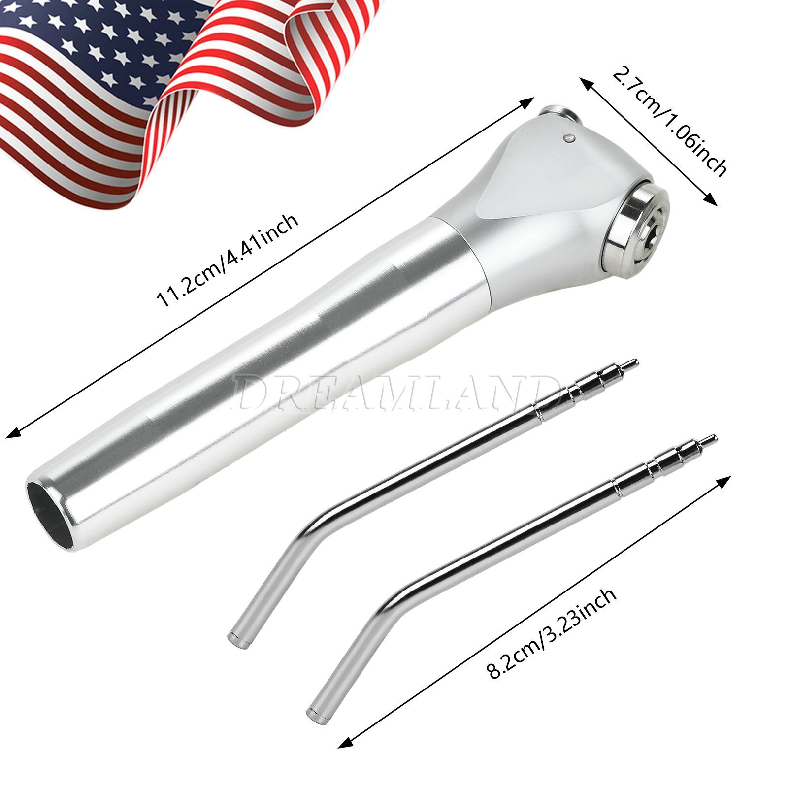 1-20pcs Dental Air Water Spray Triple Syringe with Nozzles/Tips/Tubes FO
