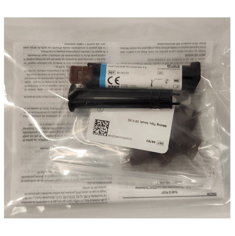 *1-Pack* Danville BulkEZPlus Dual-Cure Bulk Fill Composite A2/B2 Syringe 9000172