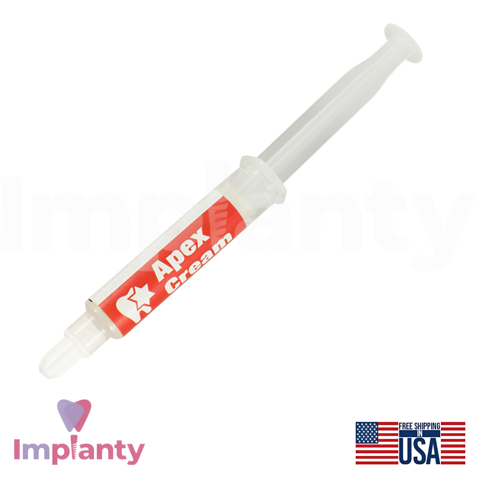 Apexcream EDTA 18% R00T CanaI Preparation Dental Cream Irrigation Agent 6g x2