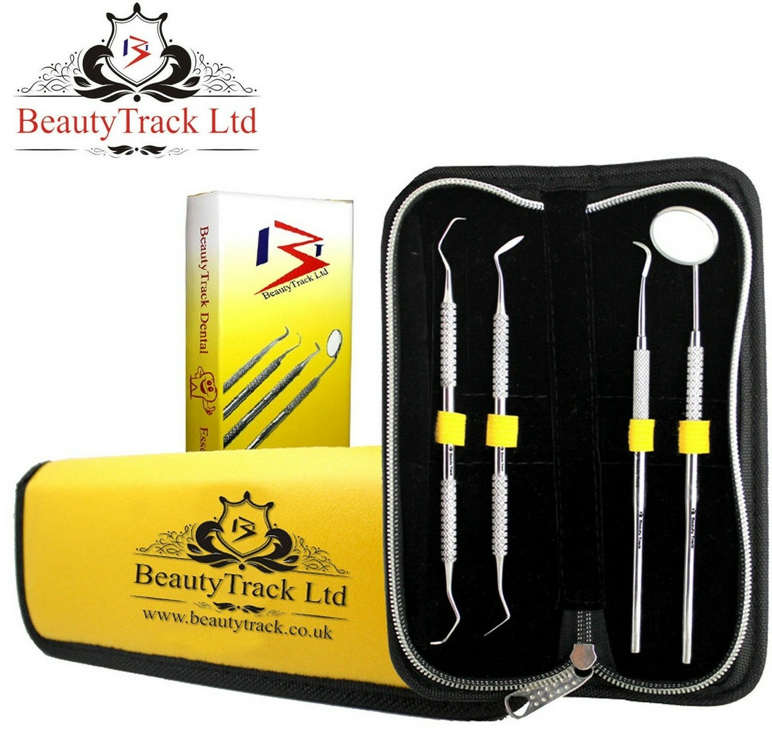 Dental Tooth Cleaning Set Dentist Scraper Pick Tool Calculus Plaque Remover Kit