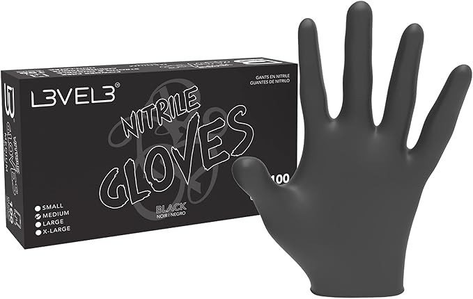 Level 3 Nitrile Gloves Professional Heavy Duty Disposable Gloves Latex Free