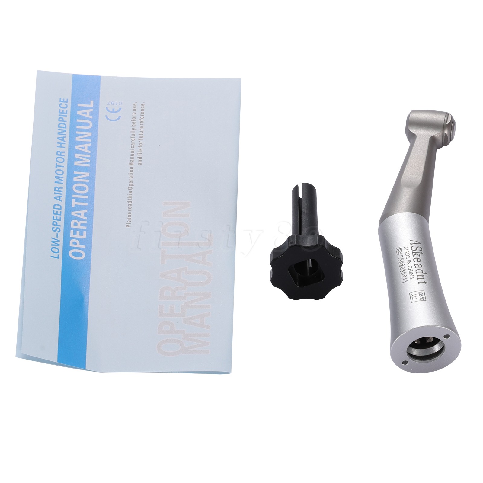 NSK Style Dental Slow Low Speed Contra Angle Handpiece push button RA2.35mm burs
