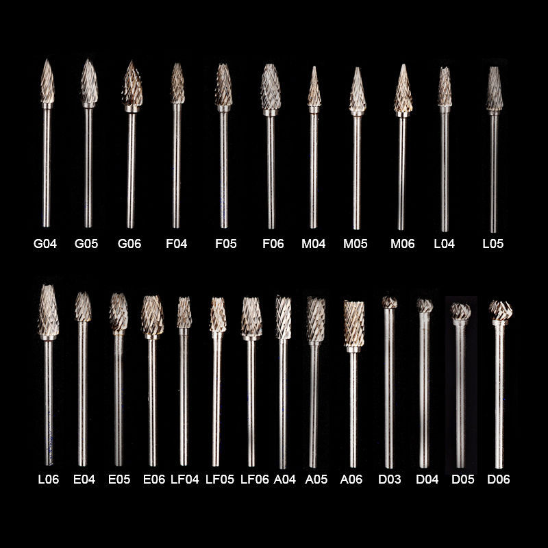 Dental Polishing Bur Drills Tungsten Steel Carbide Burs HP 2.35MM Low Speed