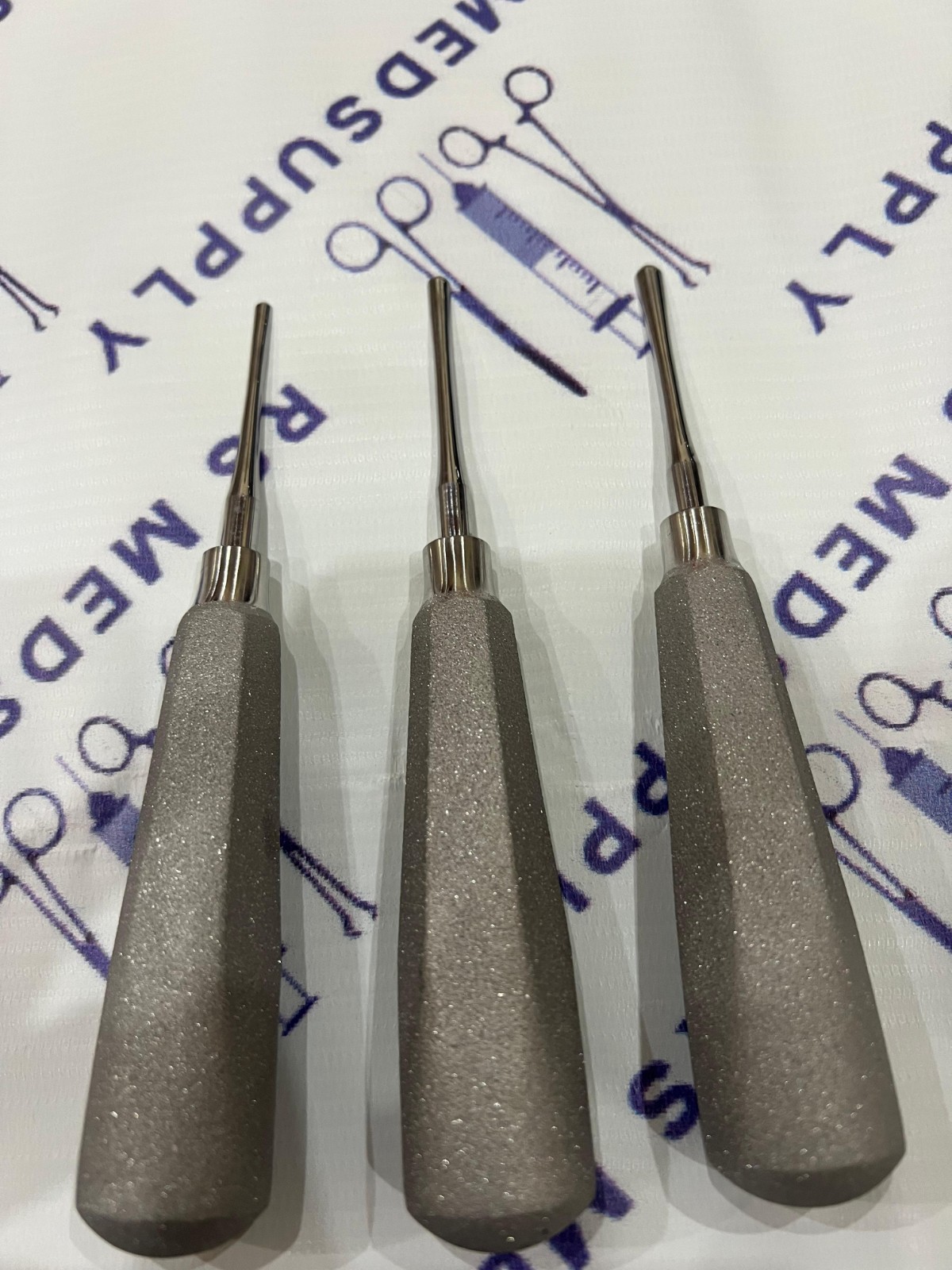 Hu Friedy Dental 3MM , 4MM , 5MM Straight Luxating Elevators Set 3 PCS