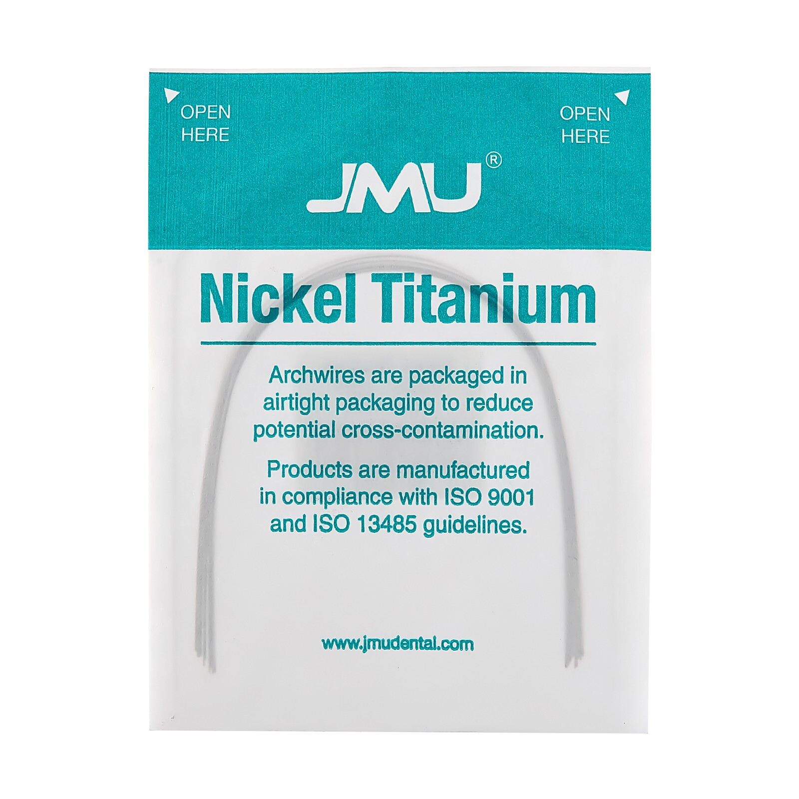 JMU 100PCS Dental Ortho NiTi Super Elastic Arch Wire Natural Round All Size
