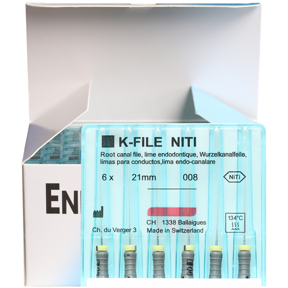 Dental K-FILE NITIFLEX NiTi Flexible Endodontic ENDO Root Canal K Files 21/25mm