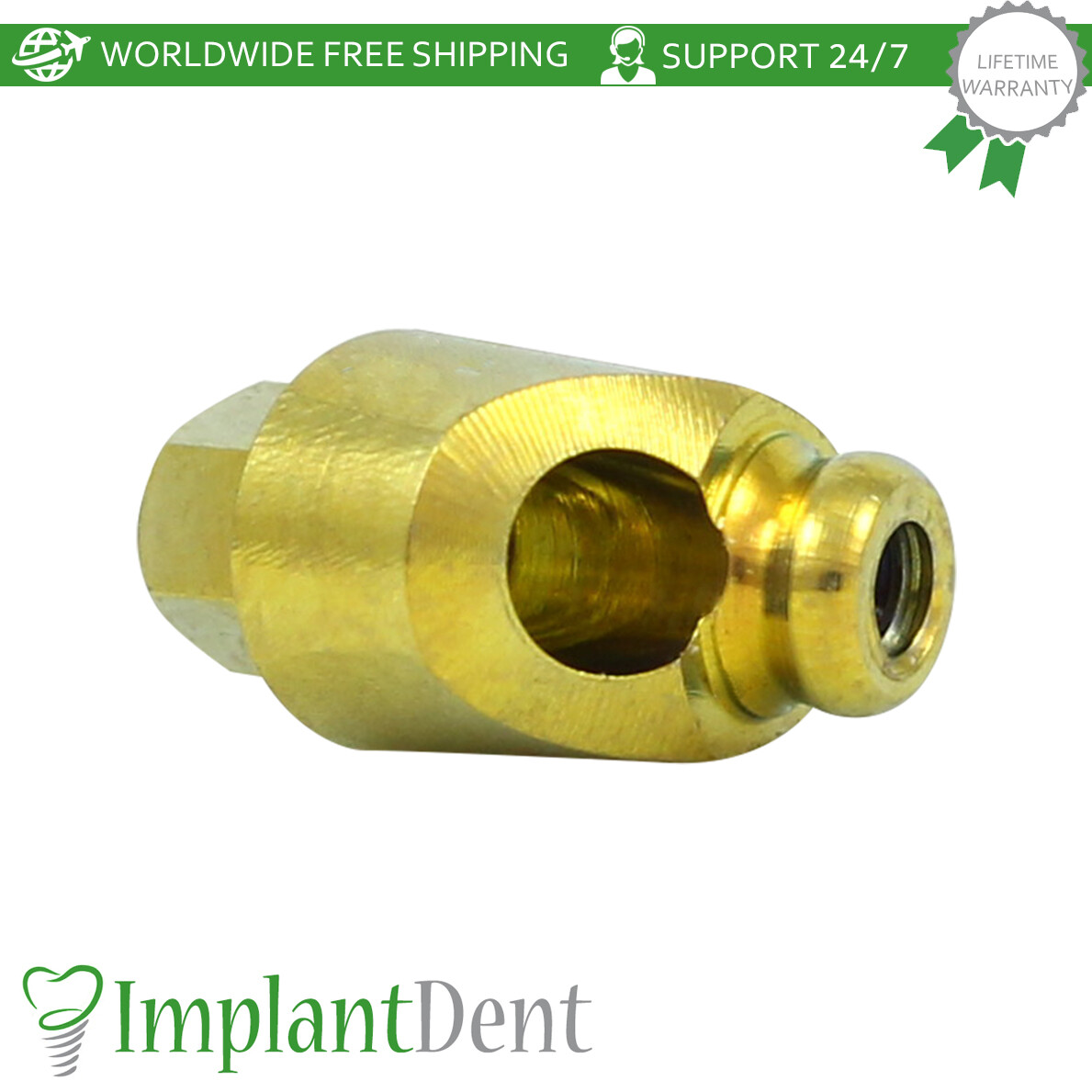 1x Dental Angulated 30° Loc-Low Attachment Int Hex 2.42mm