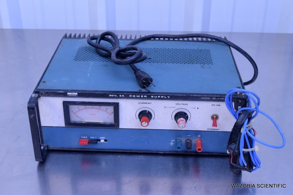 HEATH SCHLUMBERGER MODEL SP-2710 30V 3A POWER SUPPLY EIA-416