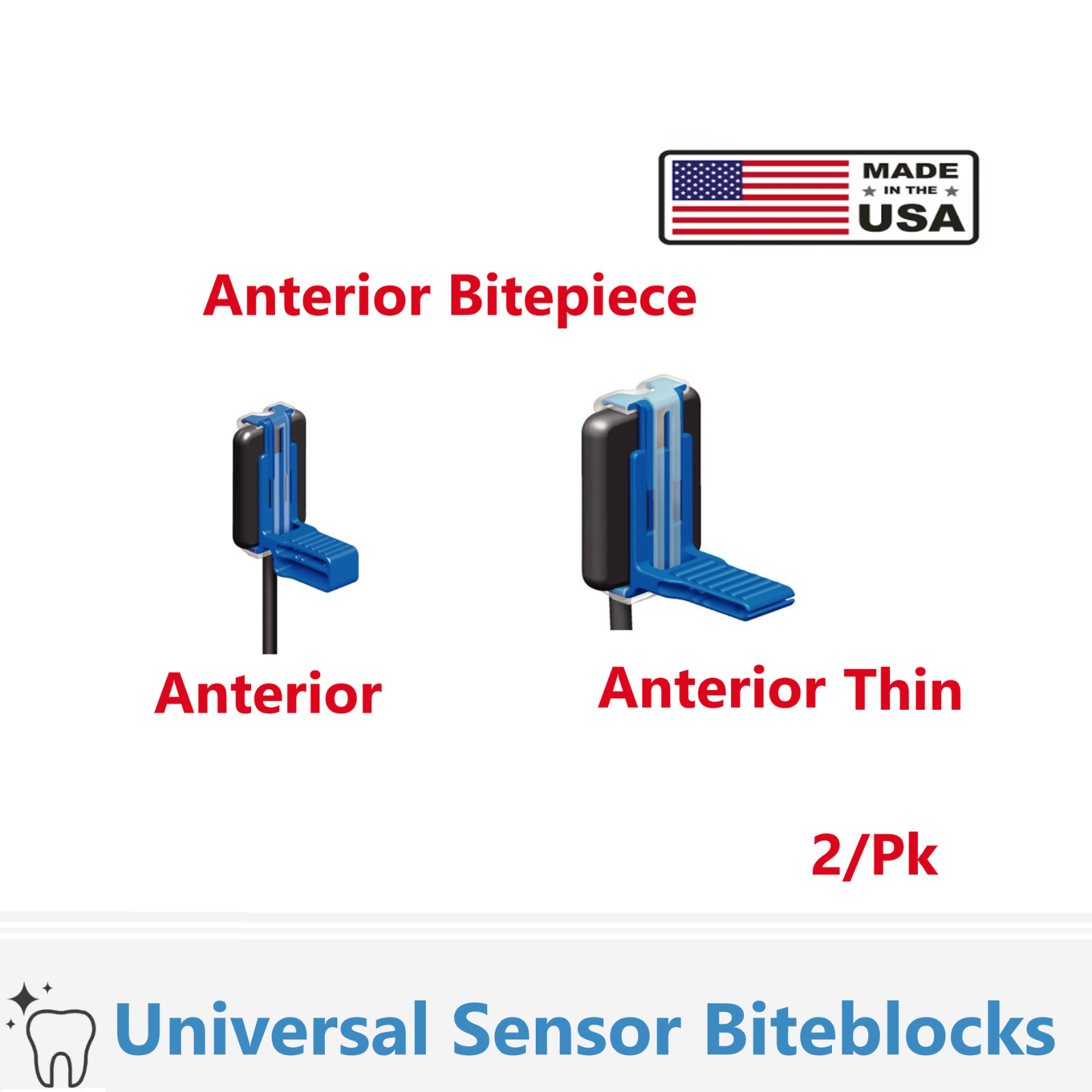 XCP-DS Fit® universal sensor holder system Biteblock Dentsply Rinn Made in USA