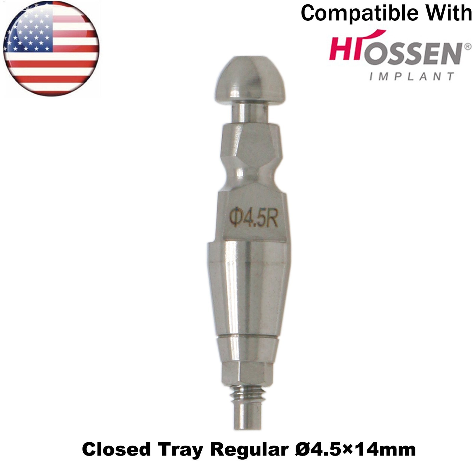 Dental Transfer Impression Coping Open Closed Tray lab Analog Fit Hiossen Osstem