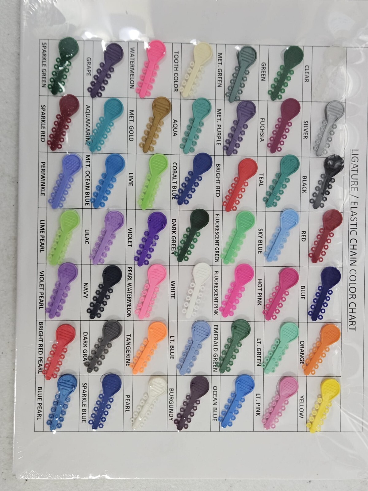 ELASTOMERIC POWER CHAIN (15 Ft. Spool) Latex Free Made in USA OrthodentalusaCorp