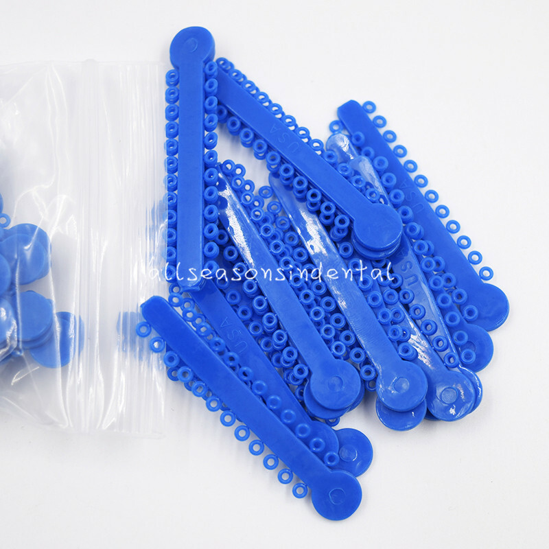 1040 Dental Orthodontic Ligature Ties Elastic Rubber Band Elastomeric Ligaduras