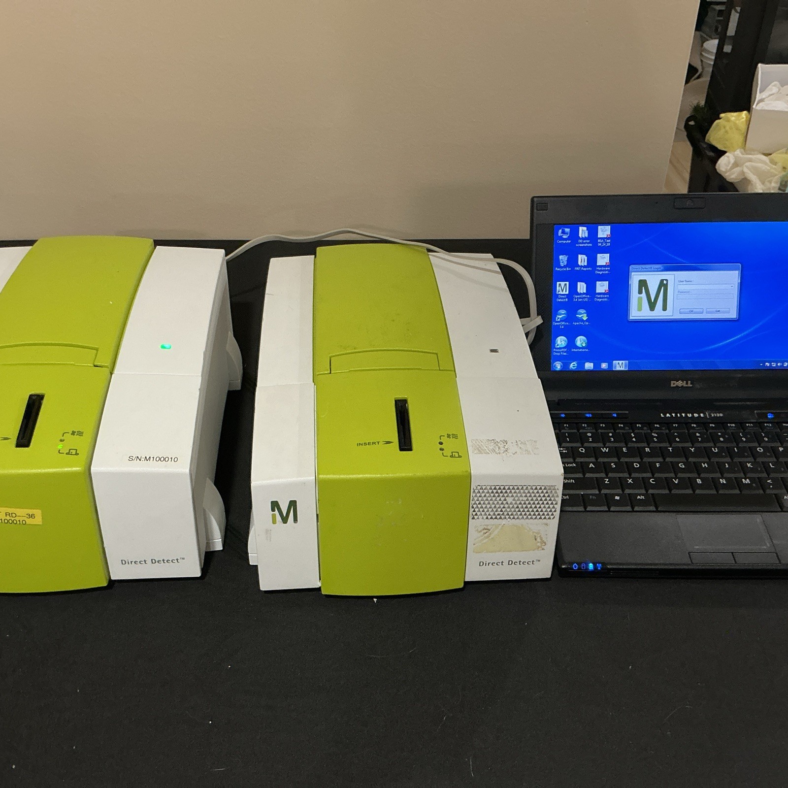 Lot Of (2) Millipore Direct Detect FT-IR Spectrophotometer With Software READ