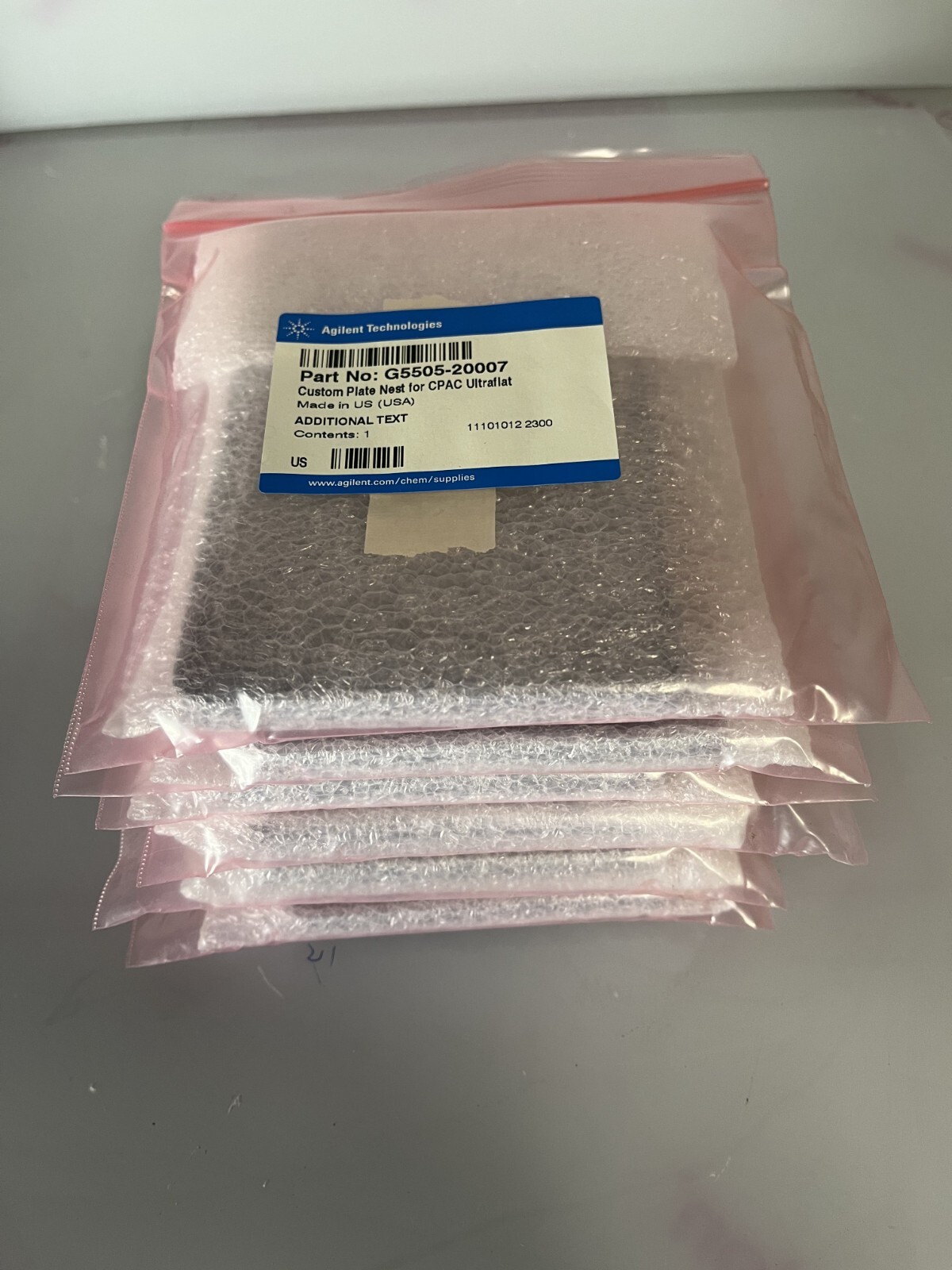 AGILENT TECHNOLOGIES G5505-20007 CUSTOM PLATE NEST FOR CPAC ULTRAFLAT (6 pcs.)