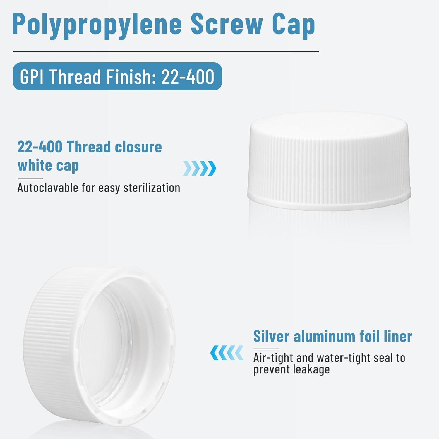 100PCS 20ml Scintillation Vials Counting Vials HDPE Plastic Clear Sample Vials