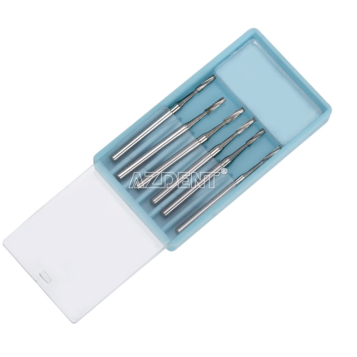 6PCS /caja FGOS dental quirúrgico carburo fresas longitud 25 mm FG-557XL AZDENT