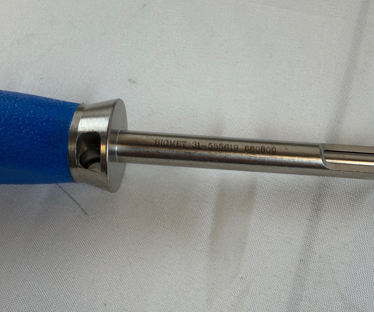 Biomet 595105 Exact Hip Set Alliance Broach Case Orthopedics Trauma