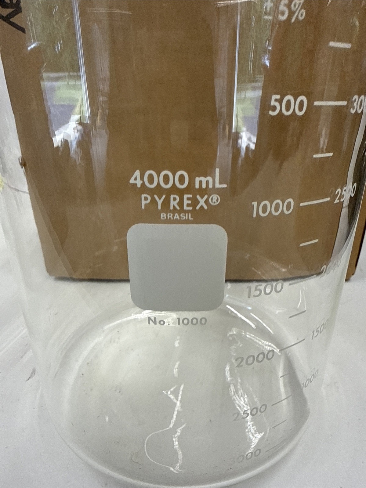 Pyrex 4000ml HEAVY-DUTY BEAKER Made in England Glass