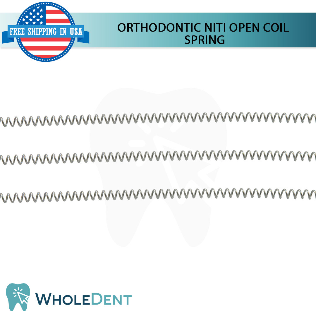 Orthodontic Dental NiTi Open Coil Spring 178mm X3 Sticks .010″x.030″ Morelli