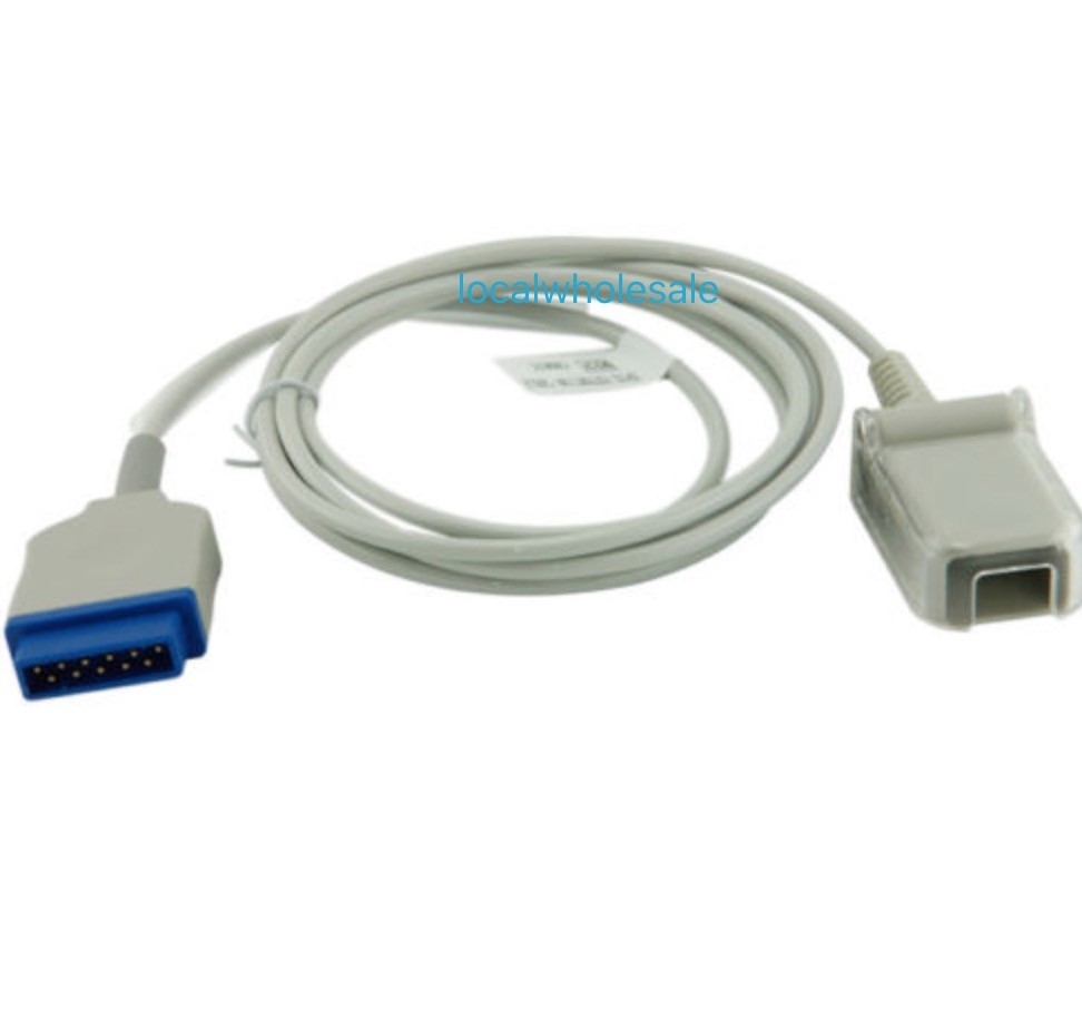 GE Oximax Spo2 Extension Cable 11P DB9F Connect with Nelllcor Oximax Spo2 Sensor