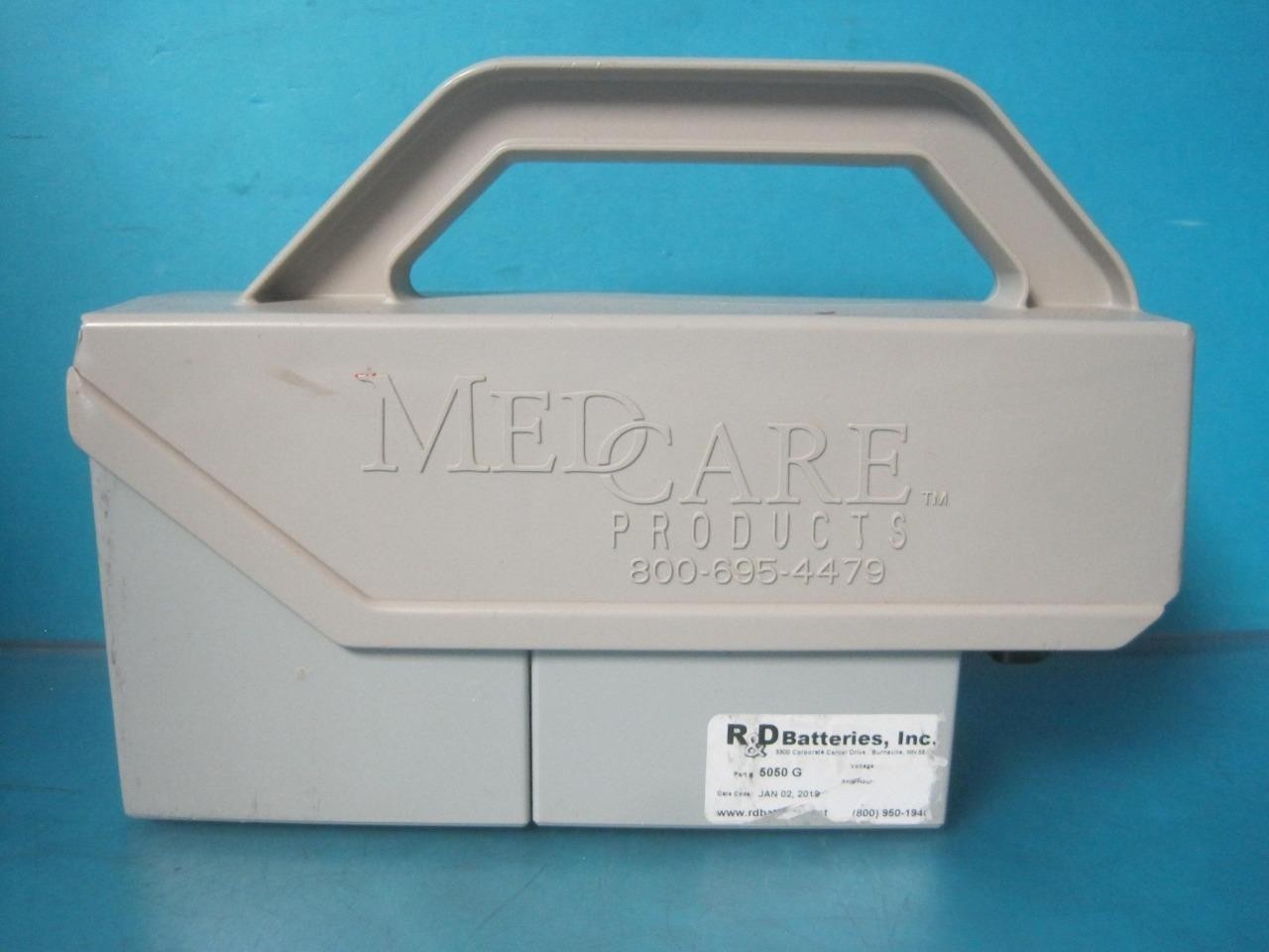 R&D BATTERIES 5050 G MEDICAL BATTERY FOR MEDCARE 500/440 PATIENT LIFT WEIGHT
