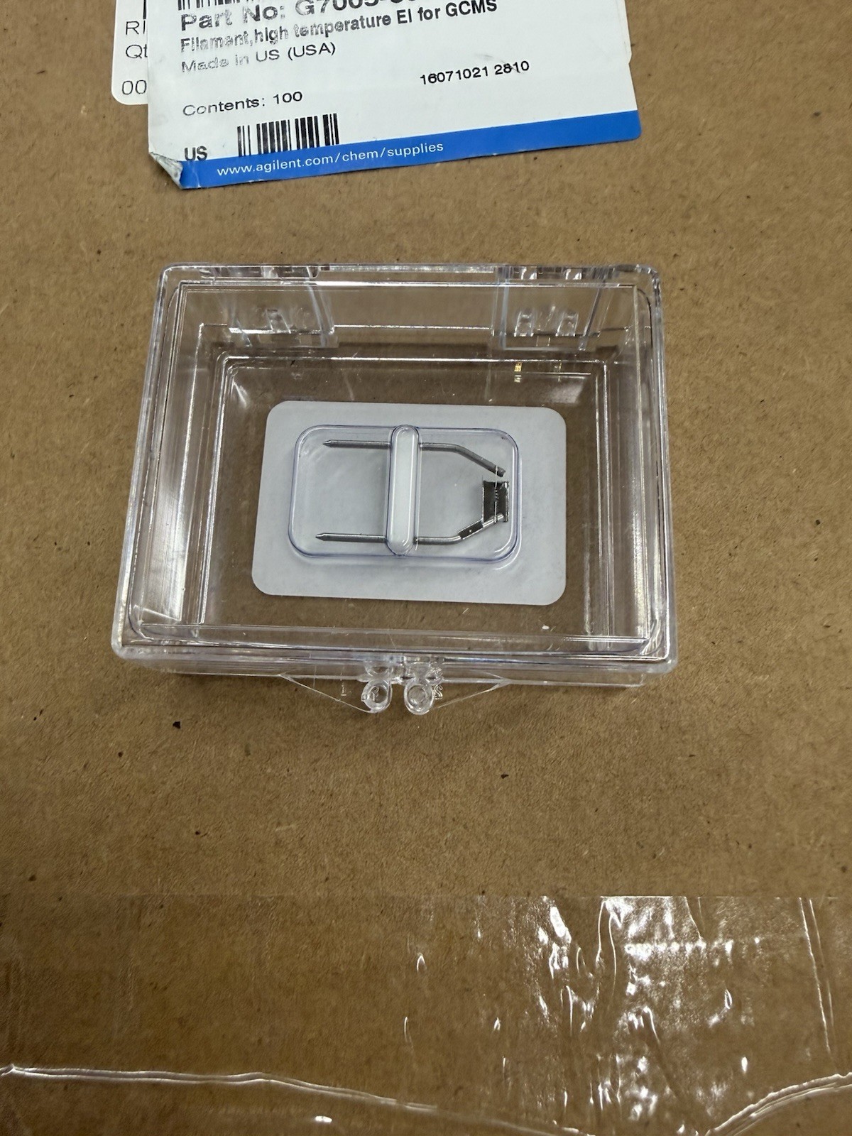 (2x) Brand New In Box AGILENT G7005-60061 High Temperature El Filament, Full Set